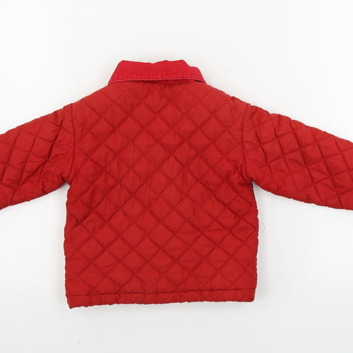 Ralph Lauren  Boys Red   Cardigan Jumper Size 3 Years