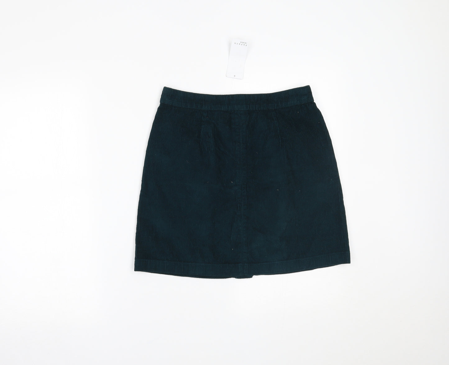 Papaya Womens Green   Mini Skirt Size 8