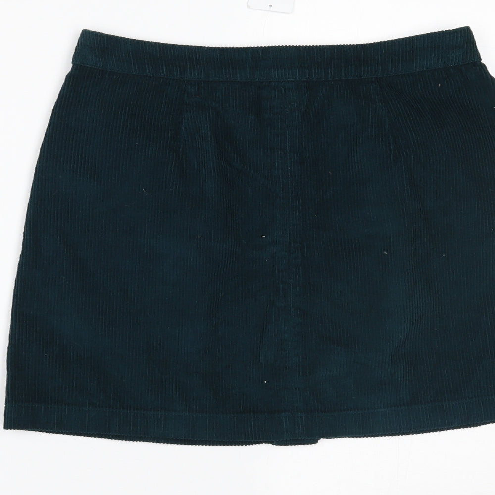 Papaya Womens Green   Mini Skirt Size 8