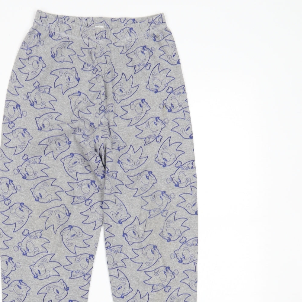 George Boys Grey    Pyjama Pants Size 8-9 Years  - Sonic The Hedgehog
