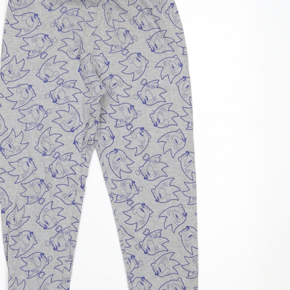 George Boys Grey    Pyjama Pants Size 8-9 Years  - Sonic The Hedgehog