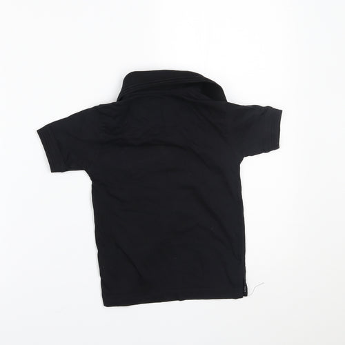canteene Boys Black   Pullover Polo Size 5 Years