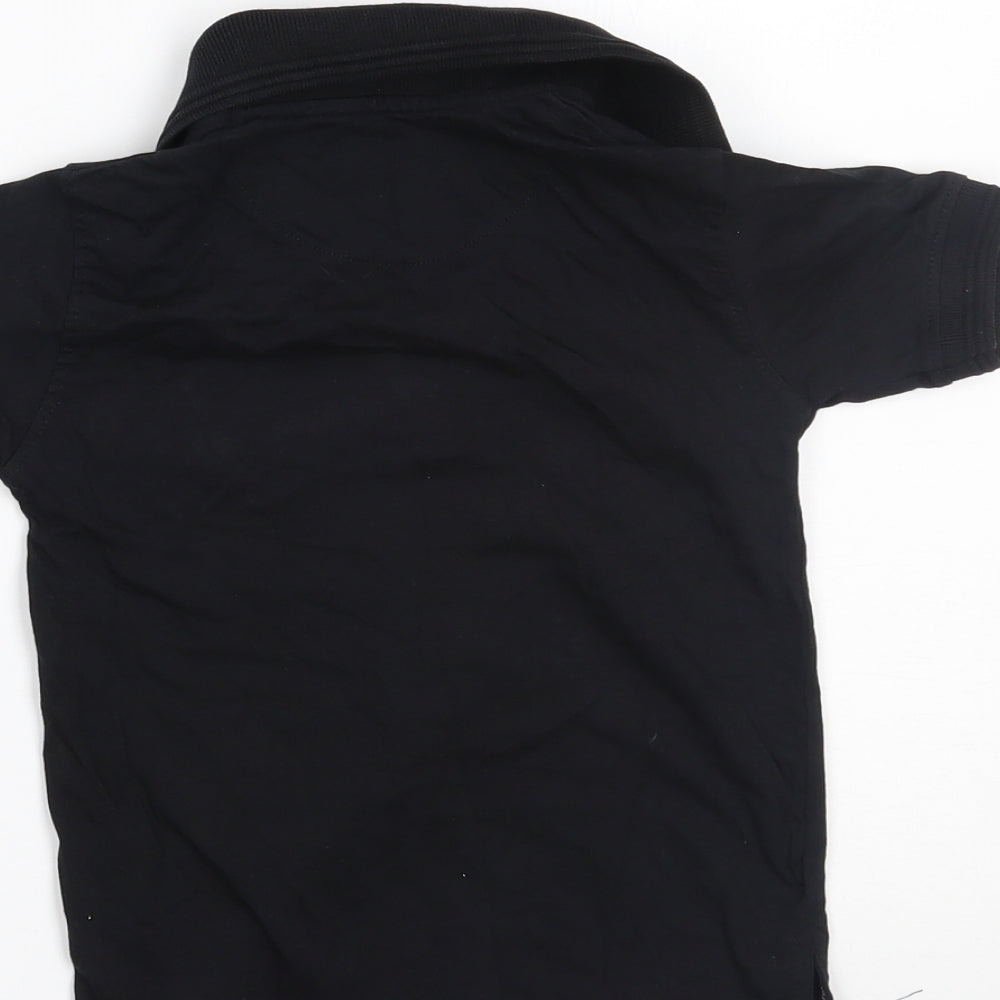 canteene Boys Black   Pullover Polo Size 5 Years