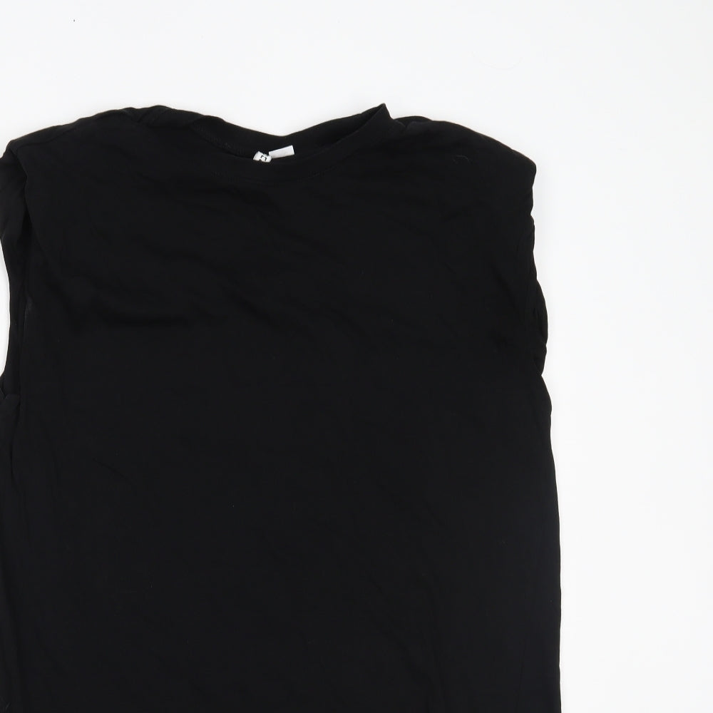 H&M Womens Black   Basic T-Shirt Size M