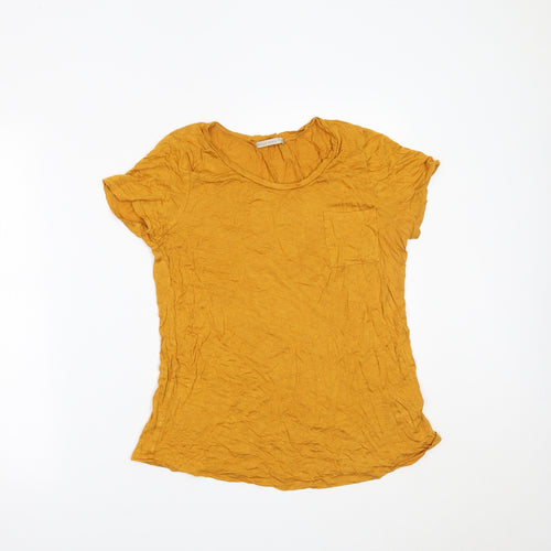 Active Basic Womens Yellow   Basic T-Shirt Size M