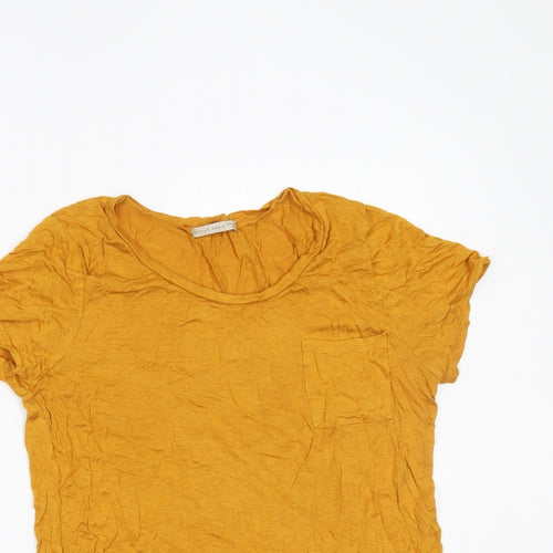 Active Basic Womens Yellow   Basic T-Shirt Size M