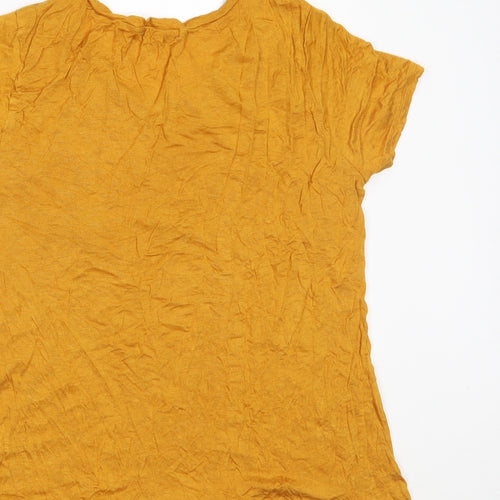 Active Basic Womens Yellow   Basic T-Shirt Size M