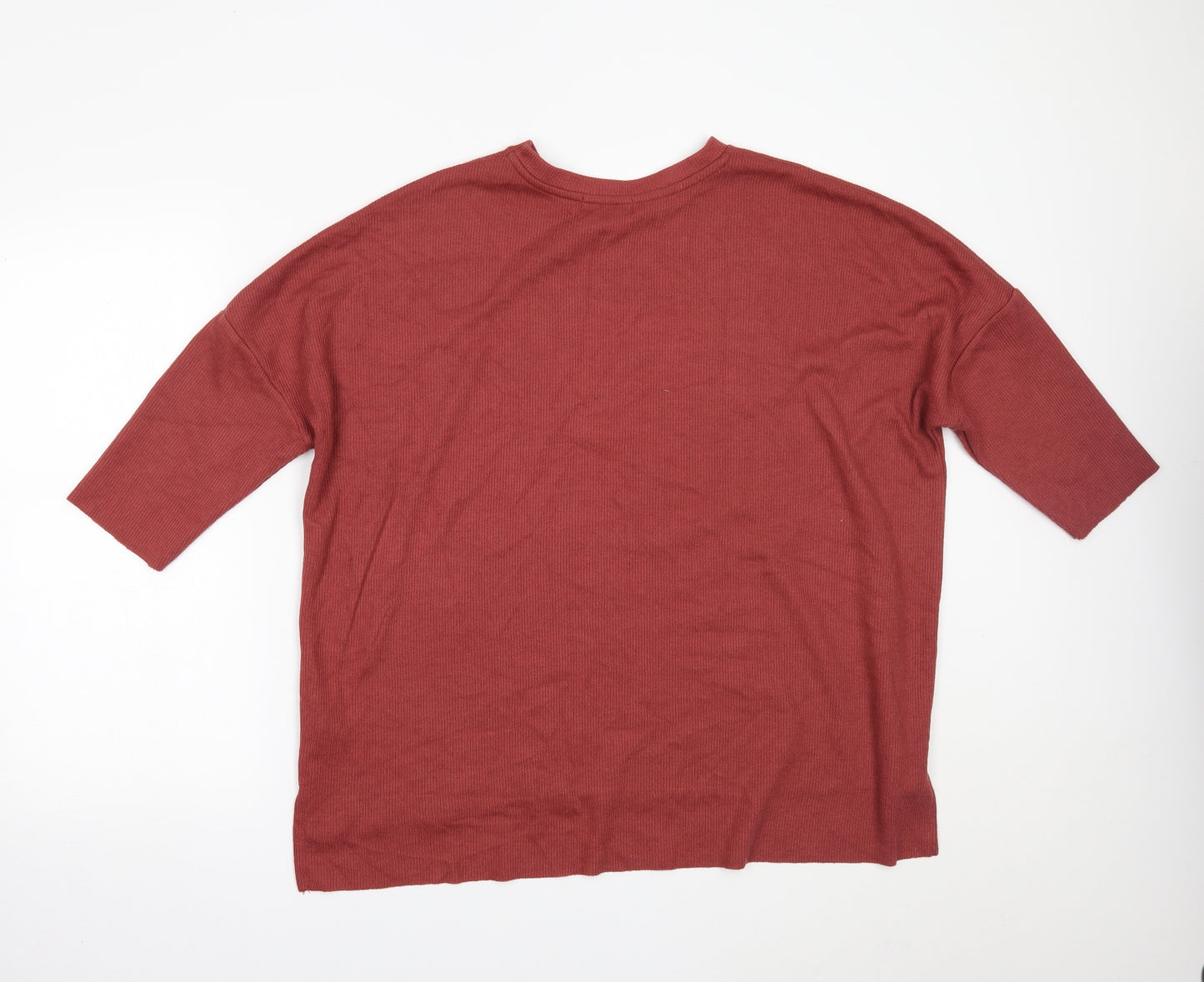 Primark Womens Red   Basic Polo Size M