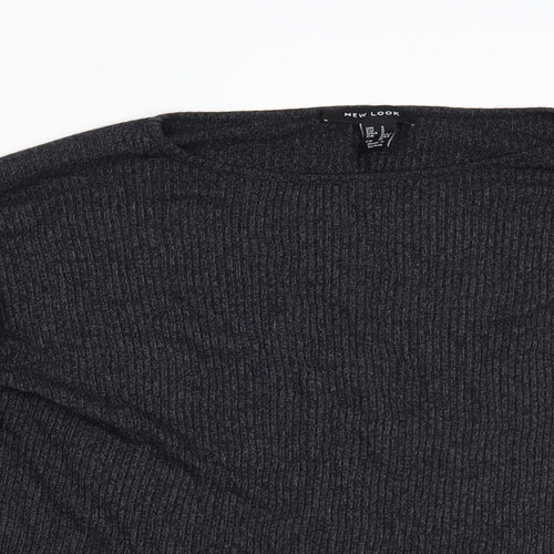 New Look Womens Grey   Basic Blouse Size S