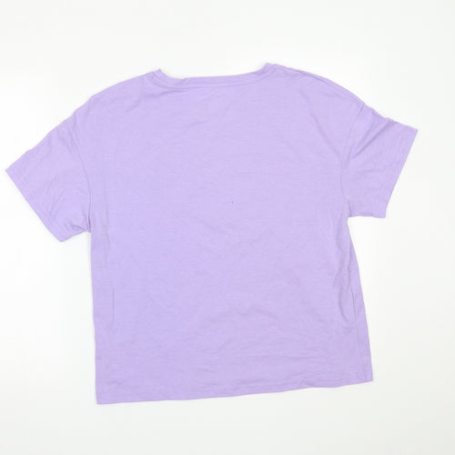 SheIn Womens Purple   Basic T-Shirt Size L