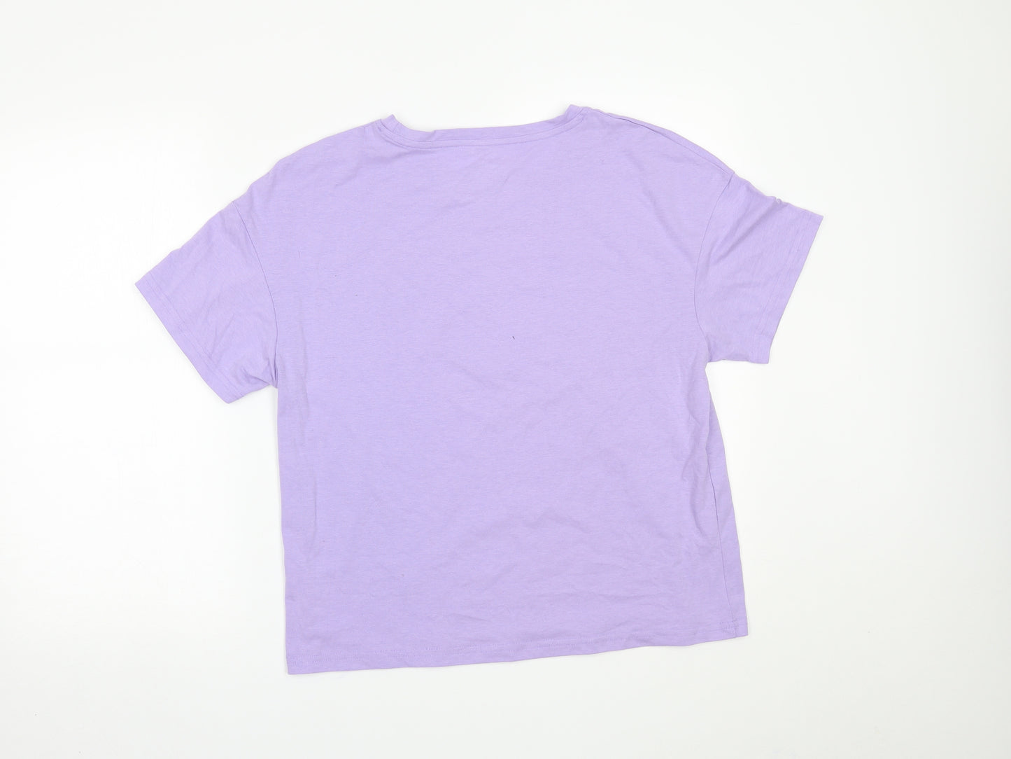 SheIn Womens Purple   Basic T-Shirt Size L