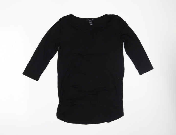 New Look Womens Black   Basic Blouse Size 10