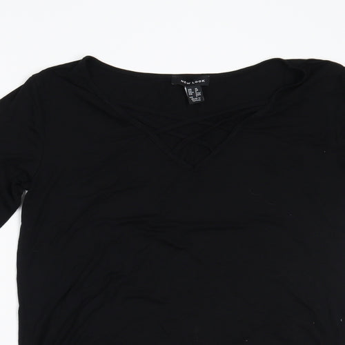 New Look Womens Black   Basic Blouse Size 10