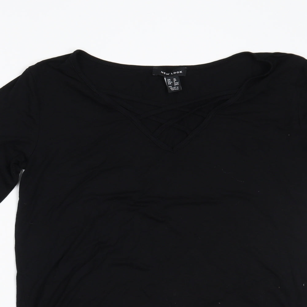 New Look Womens Black   Basic Blouse Size 10