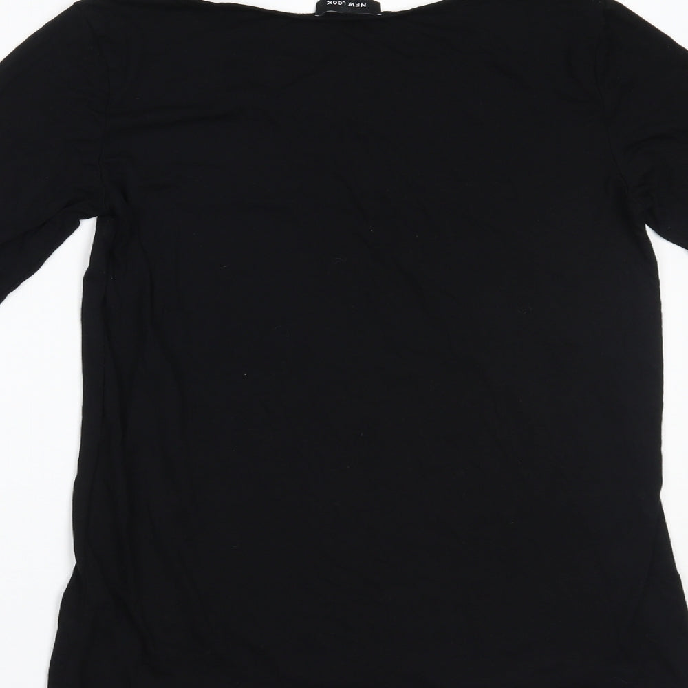 New Look Womens Black   Basic Blouse Size 10