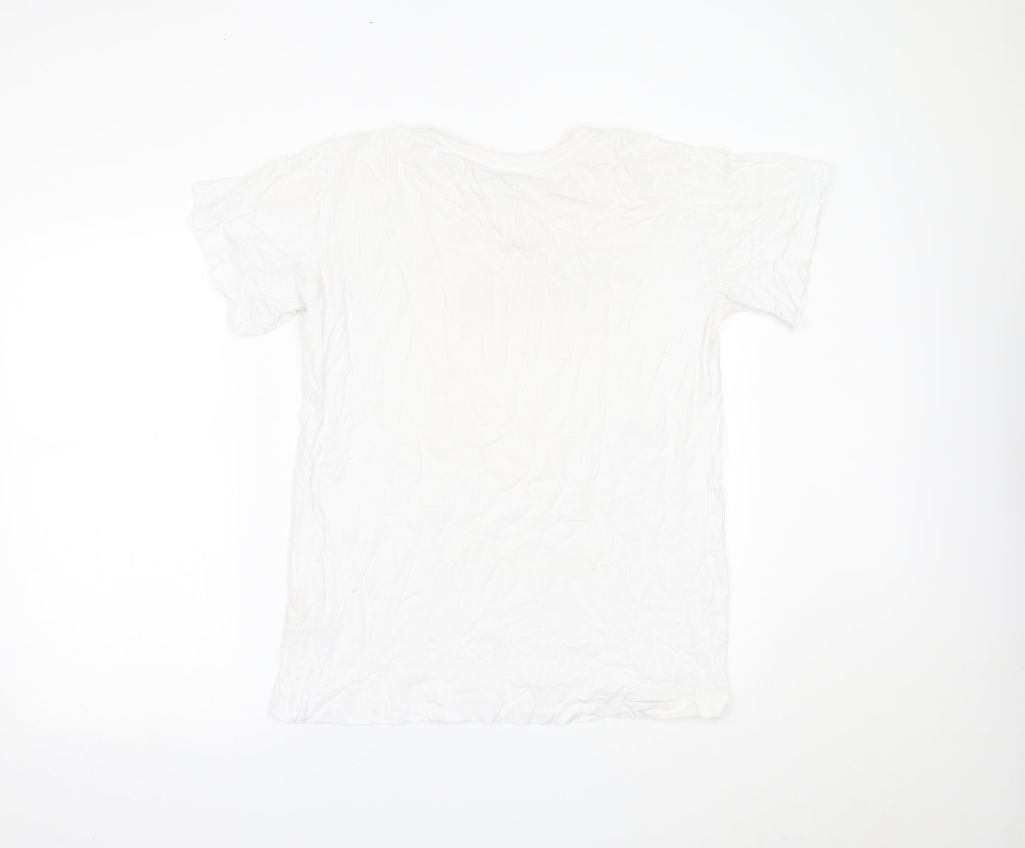 Primark Womens White   Basic T-Shirt Size S