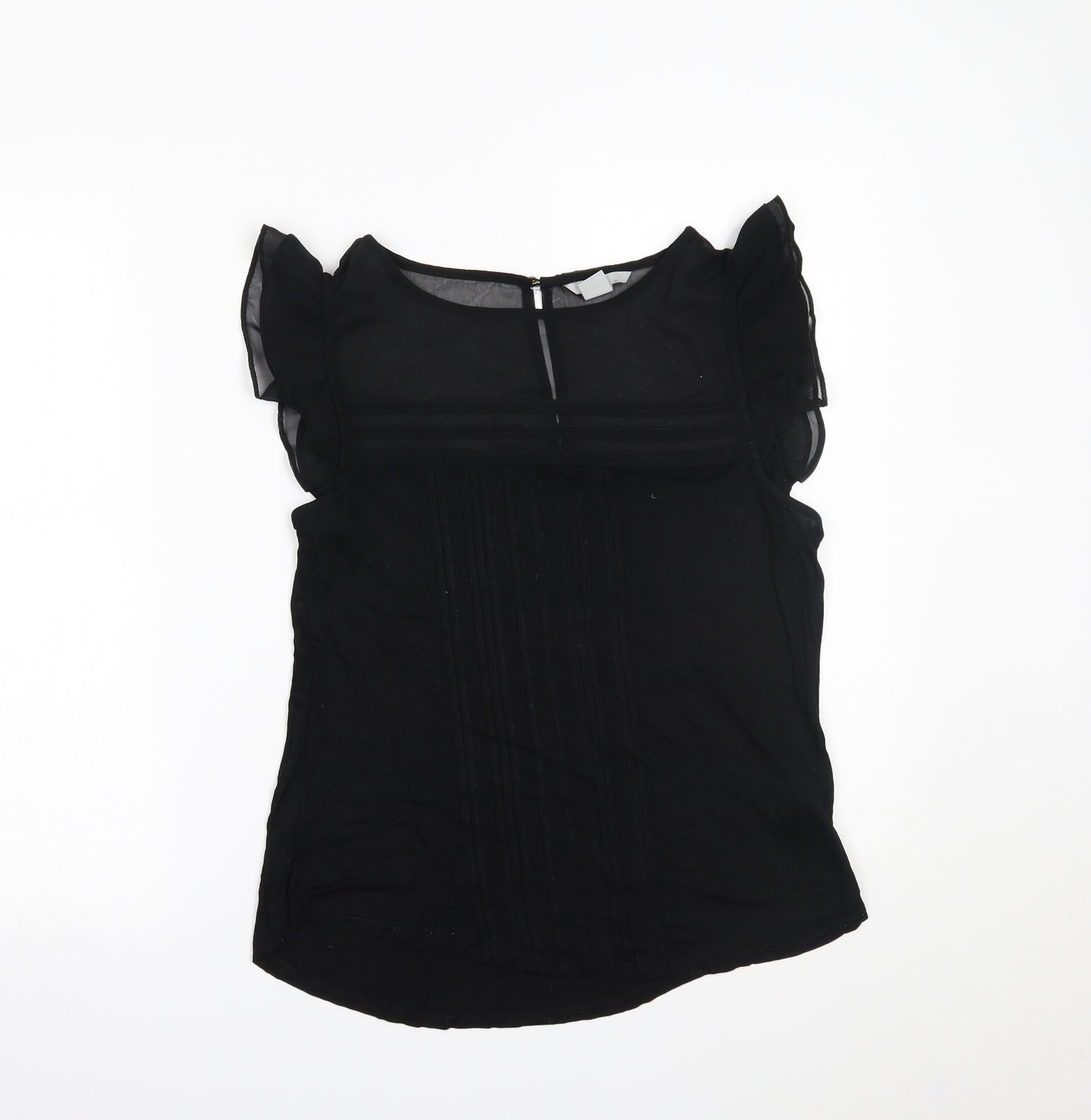 H&M Womens Black   Basic Blouse Size M