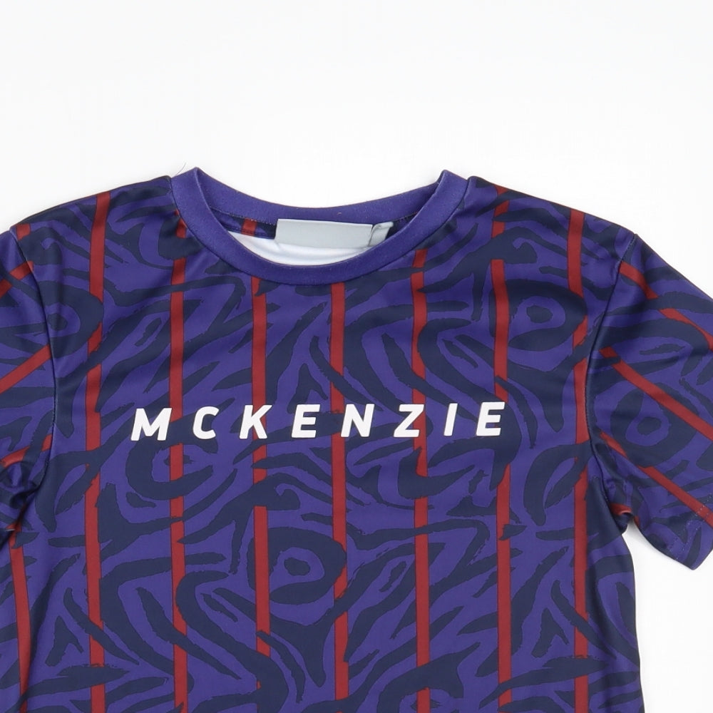 McKenzie Boys Purple   Jersey T-Shirt Size 12-13 Years