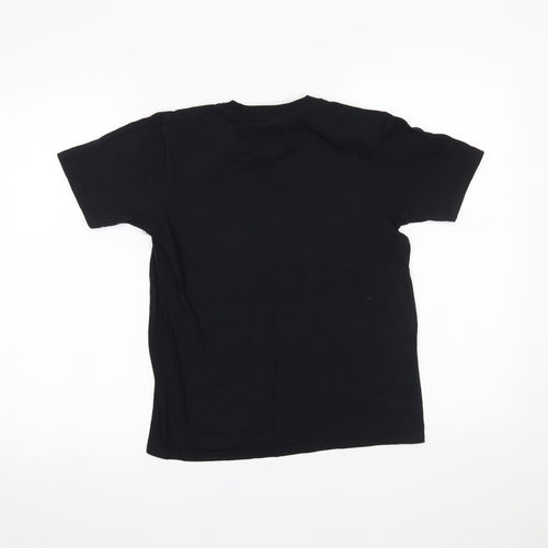 Gildan Boys Black   Basic T-Shirt Size L