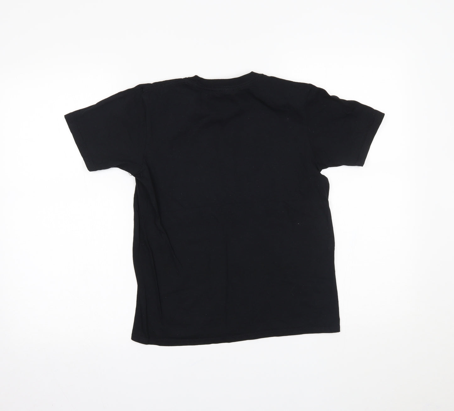 Gildan Boys Black   Basic T-Shirt Size L