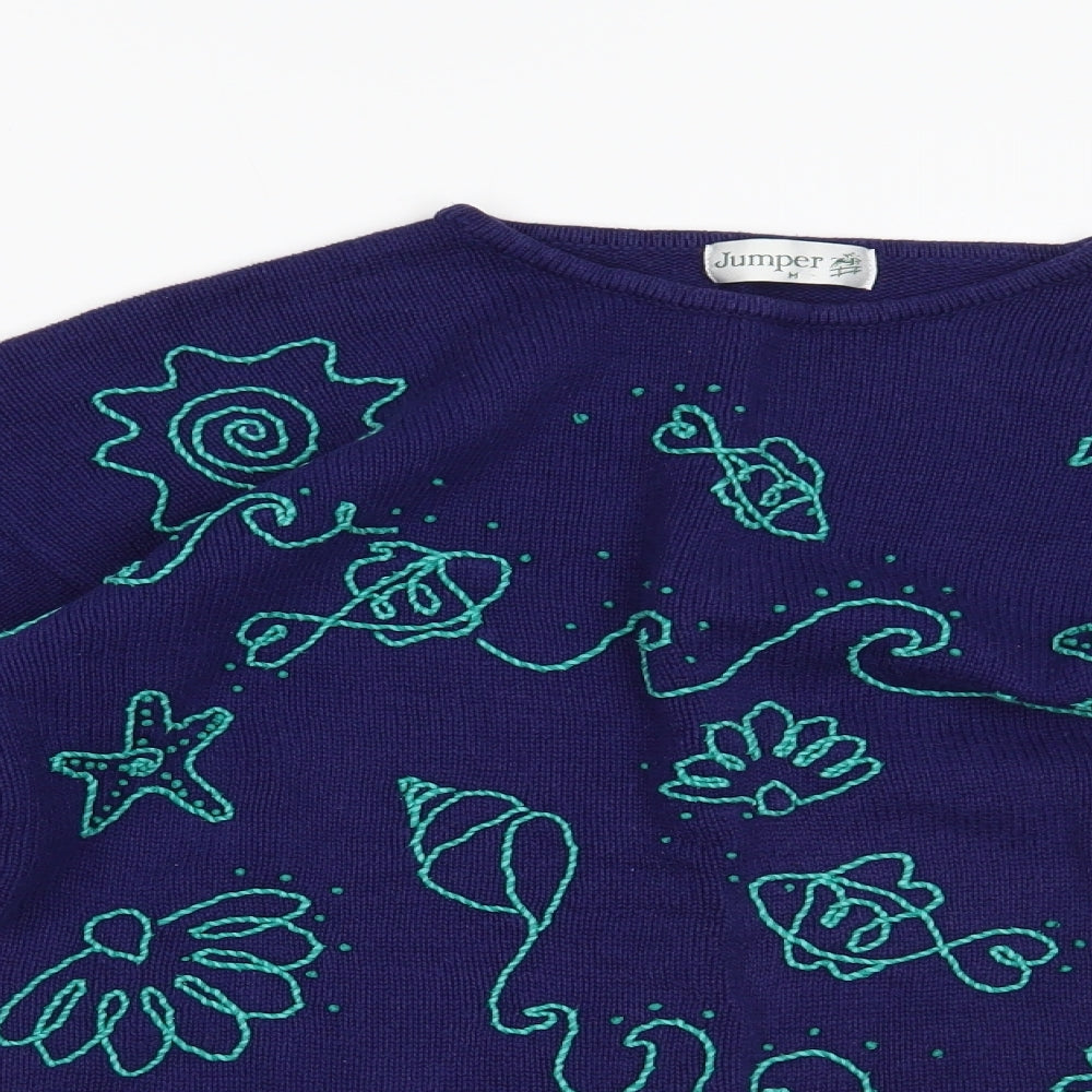 Jumper Womens Purple   Pullover Jumper Size M