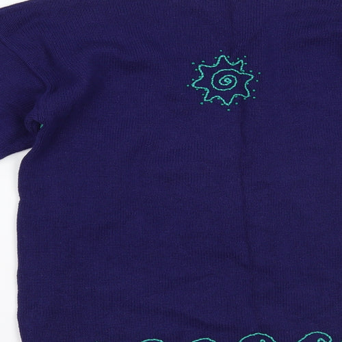 Jumper Womens Purple   Pullover Jumper Size M
