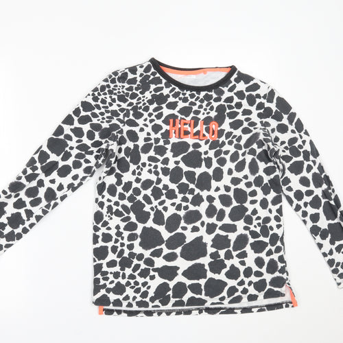 NEXT Girls Multicoloured Animal Print  Pullover Jumper Size 12 Years