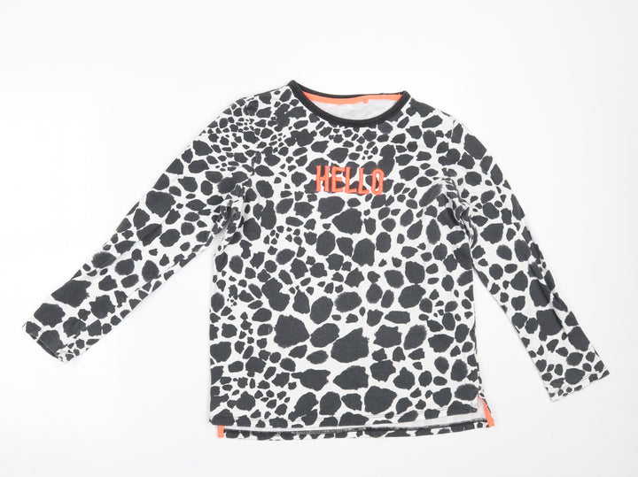 NEXT Girls Multicoloured Animal Print Pullover Jumper Size 12 Years