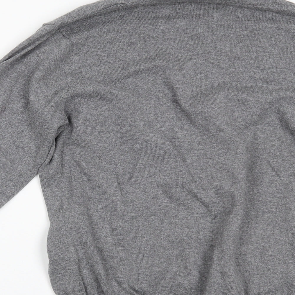 Blue Harbour Mens Grey   Cardigan Jumper Size S