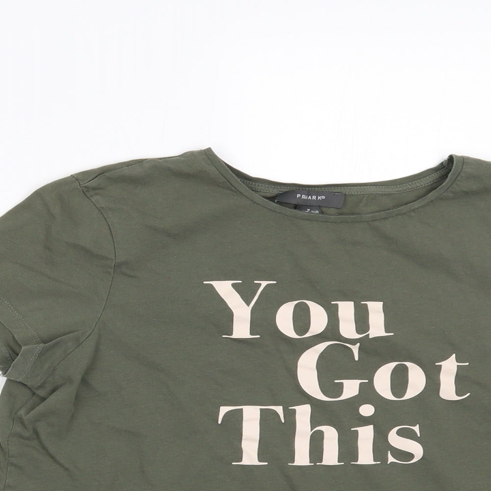 Primark Womens Green   Basic T-Shirt Size M