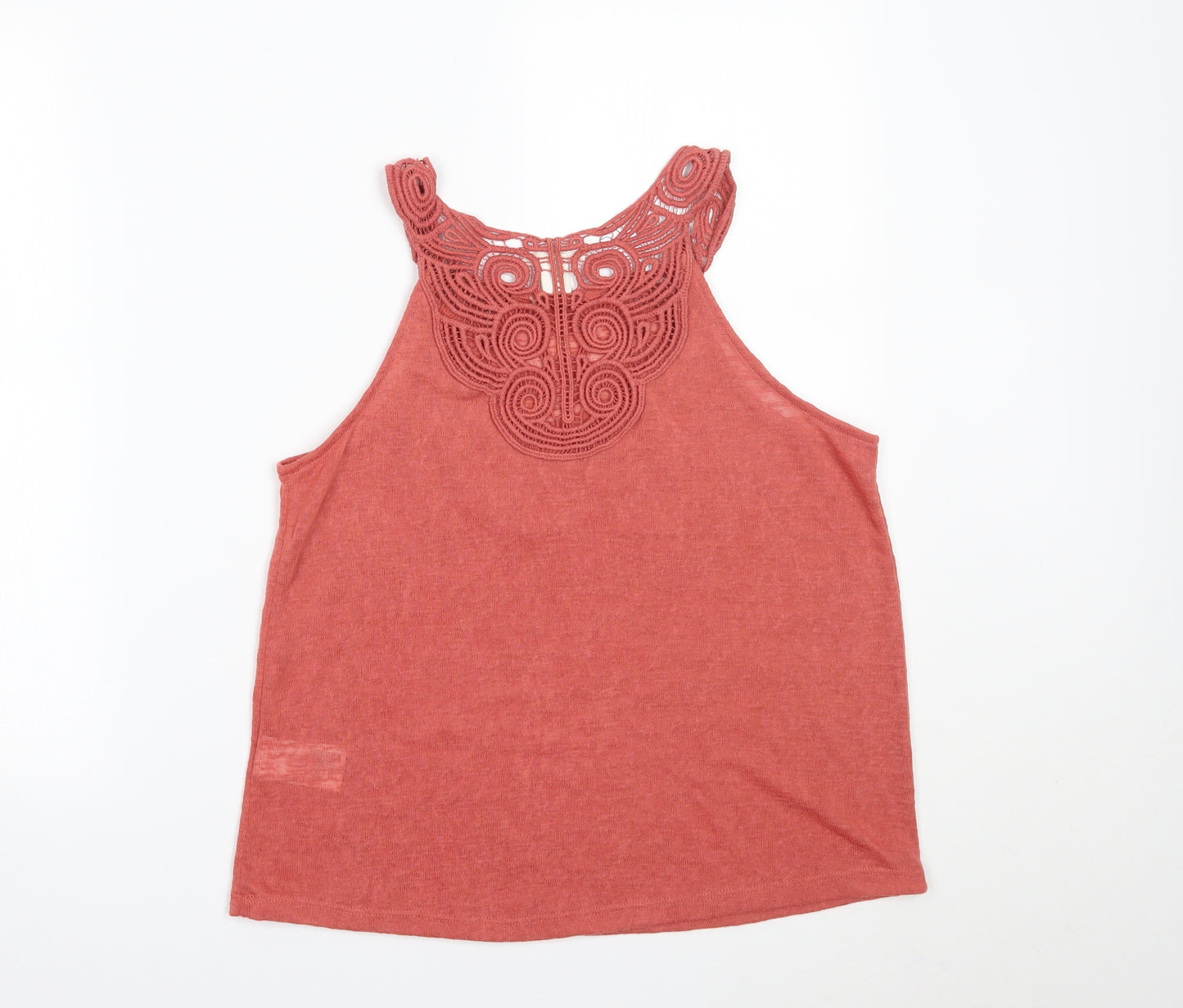 H&M Womens Red   Basic Tank Size S