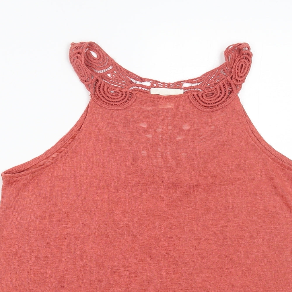 H&M Womens Red   Basic Tank Size S
