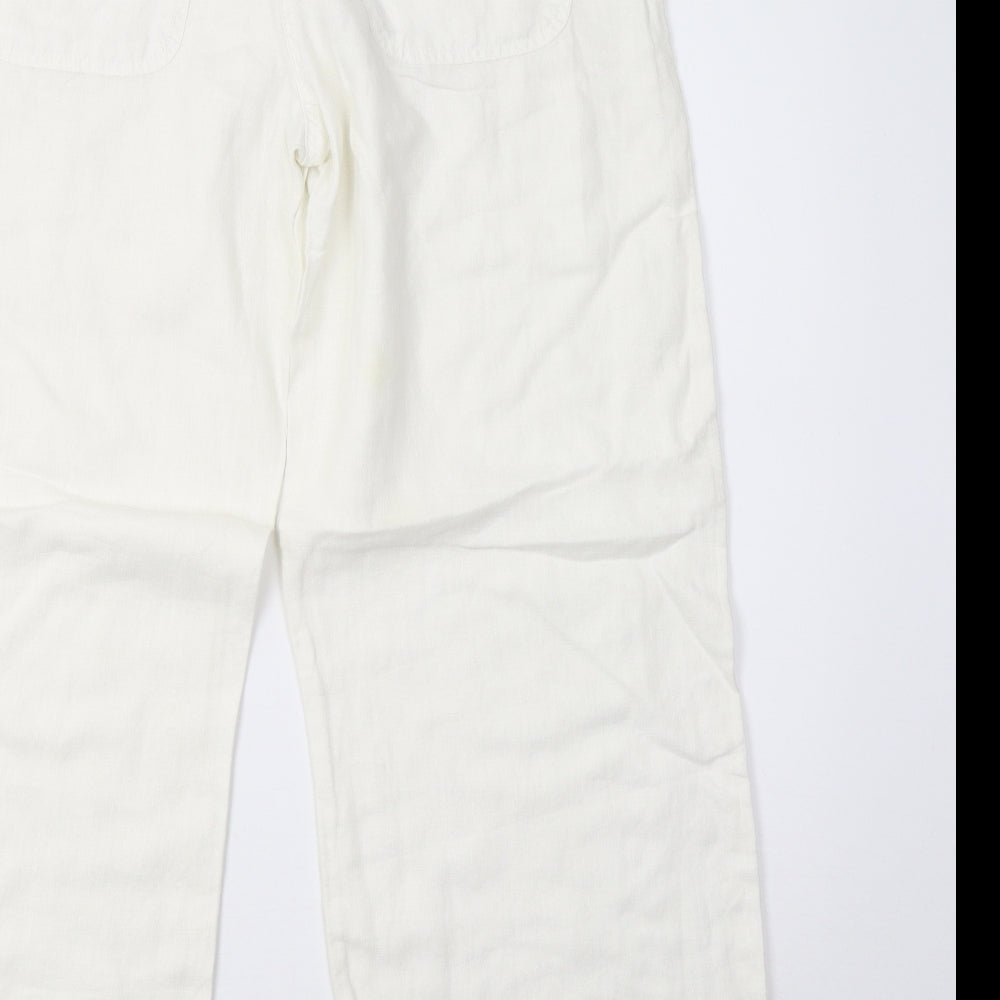 George Womens White   Trousers  Size 14 L29 in