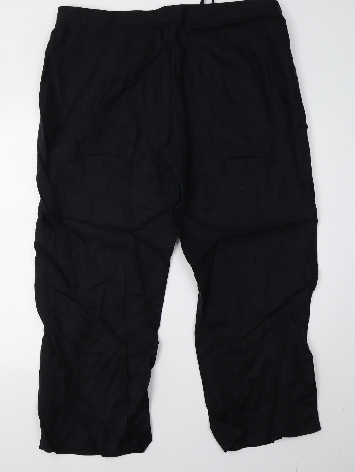 Marks and Spencer Womens Black   Trousers  Size 20 L30 in