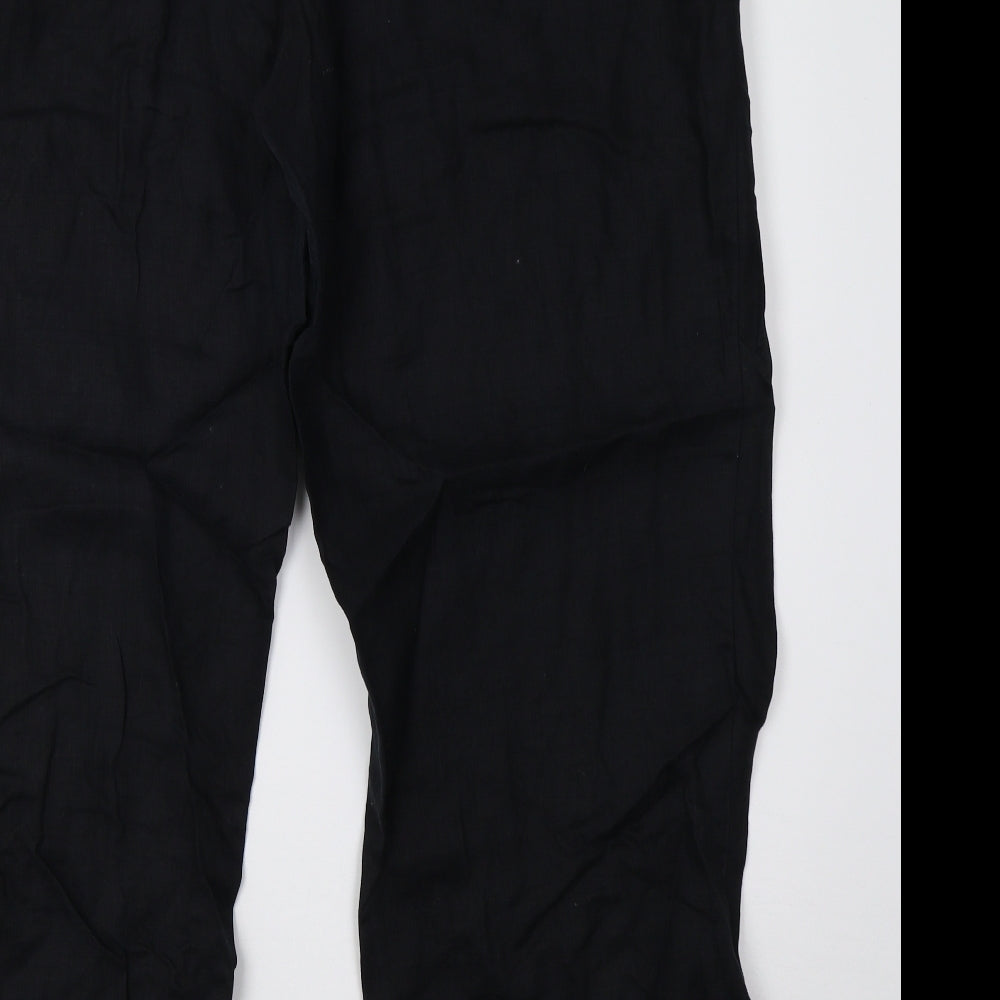 Marks and Spencer Womens Black   Trousers  Size 20 L30 in