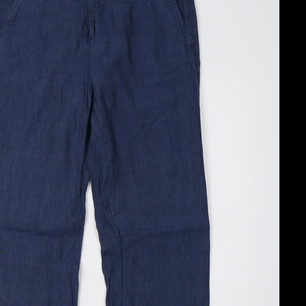 Marks and Spencer Womens Blue   Trousers  Size 10 L32 in