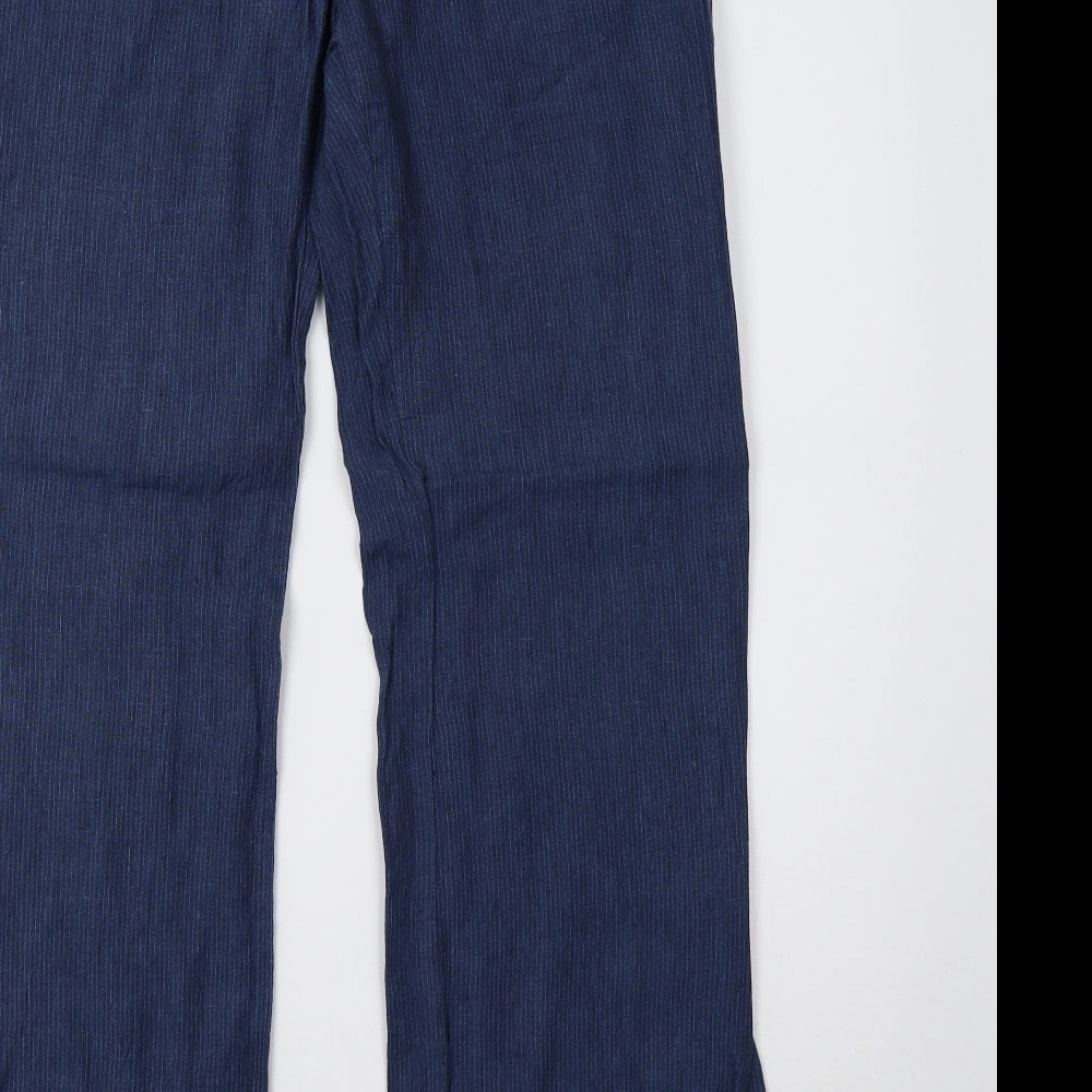 Marks and Spencer Womens Blue   Trousers  Size 10 L32 in