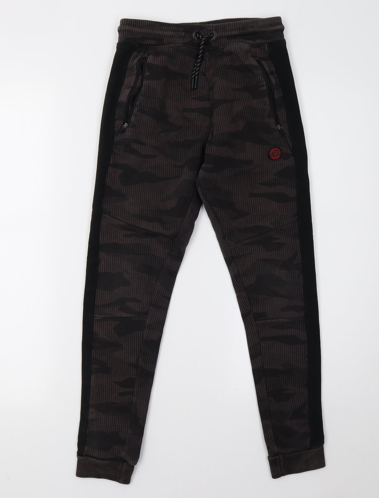 George Boys Brown Camouflage  Jogger Trousers Size 10-11 Years