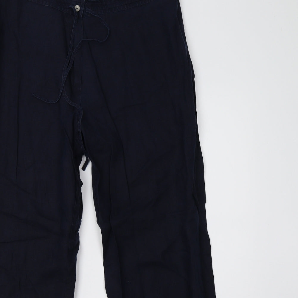 Marks and Spencer Womens Blue   Trousers  Size 14 L30 in