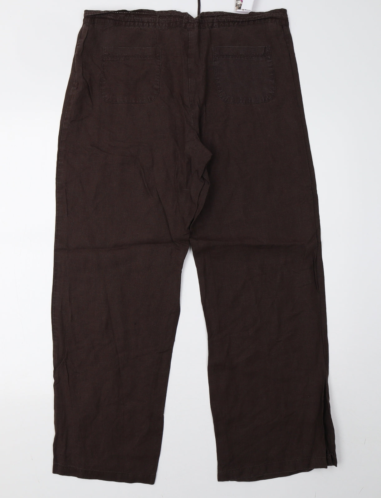 Marks and Spencer Womens Brown   Trousers  Size 14 L29 in