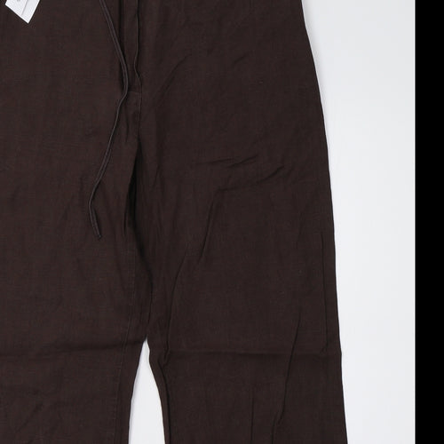 Marks and Spencer Womens Brown   Trousers  Size 14 L29 in