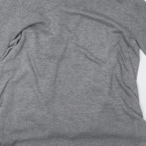 Primark Womens Grey  Knit Cardigan Jumper Size 12
