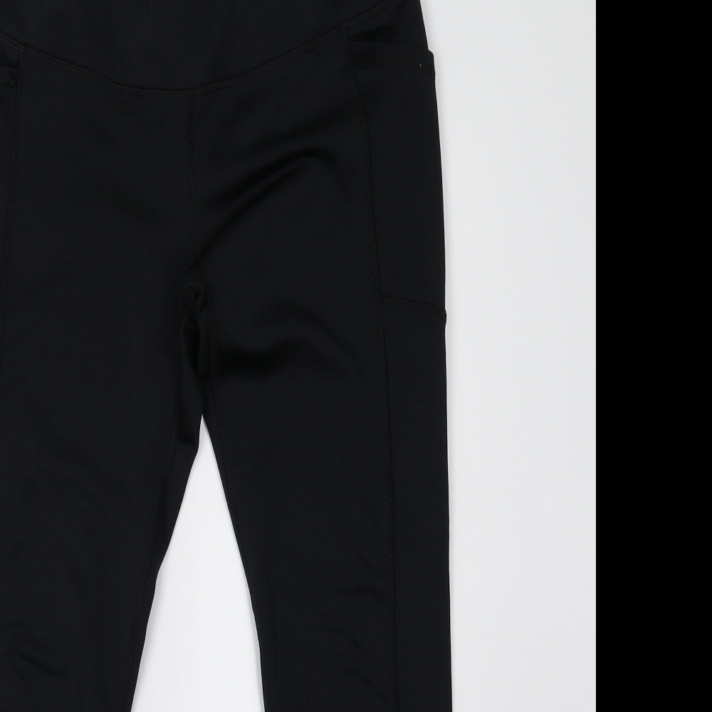 spyder active Womens Black   Cropped Leggings Size L L26 in