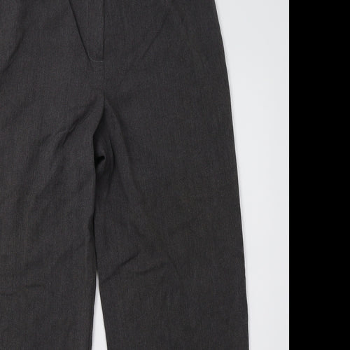 Poppy Womens Grey   Trousers  Size 14 L29 in