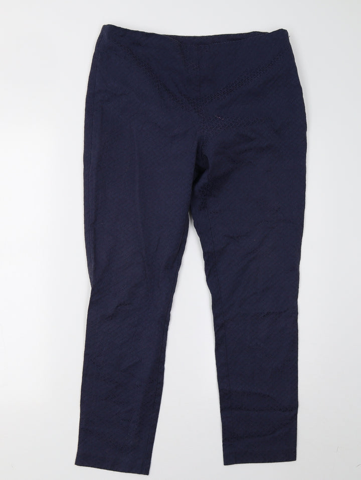 F&F Womens Blue Trousers Size 12 L29 in