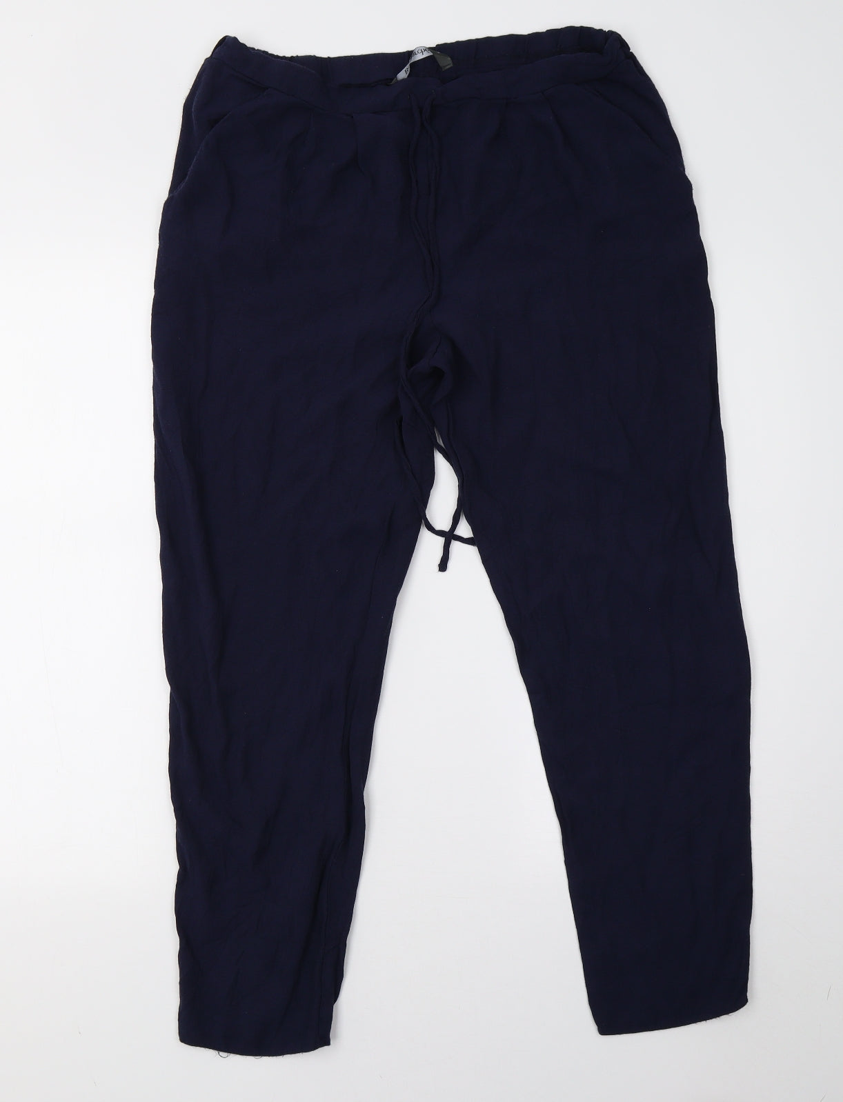 Bonmarché Womens Blue   Trousers  Size 12 L28 in