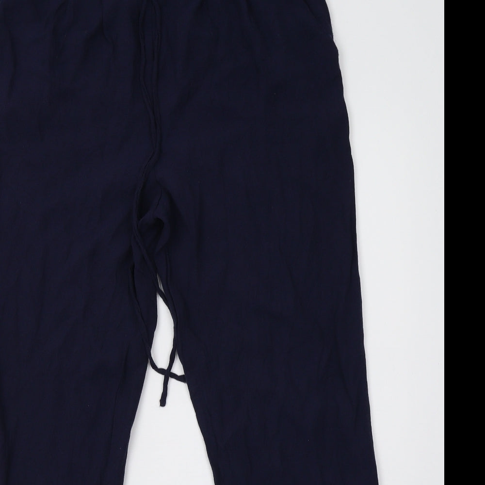 Bonmarché Womens Blue   Trousers  Size 12 L28 in