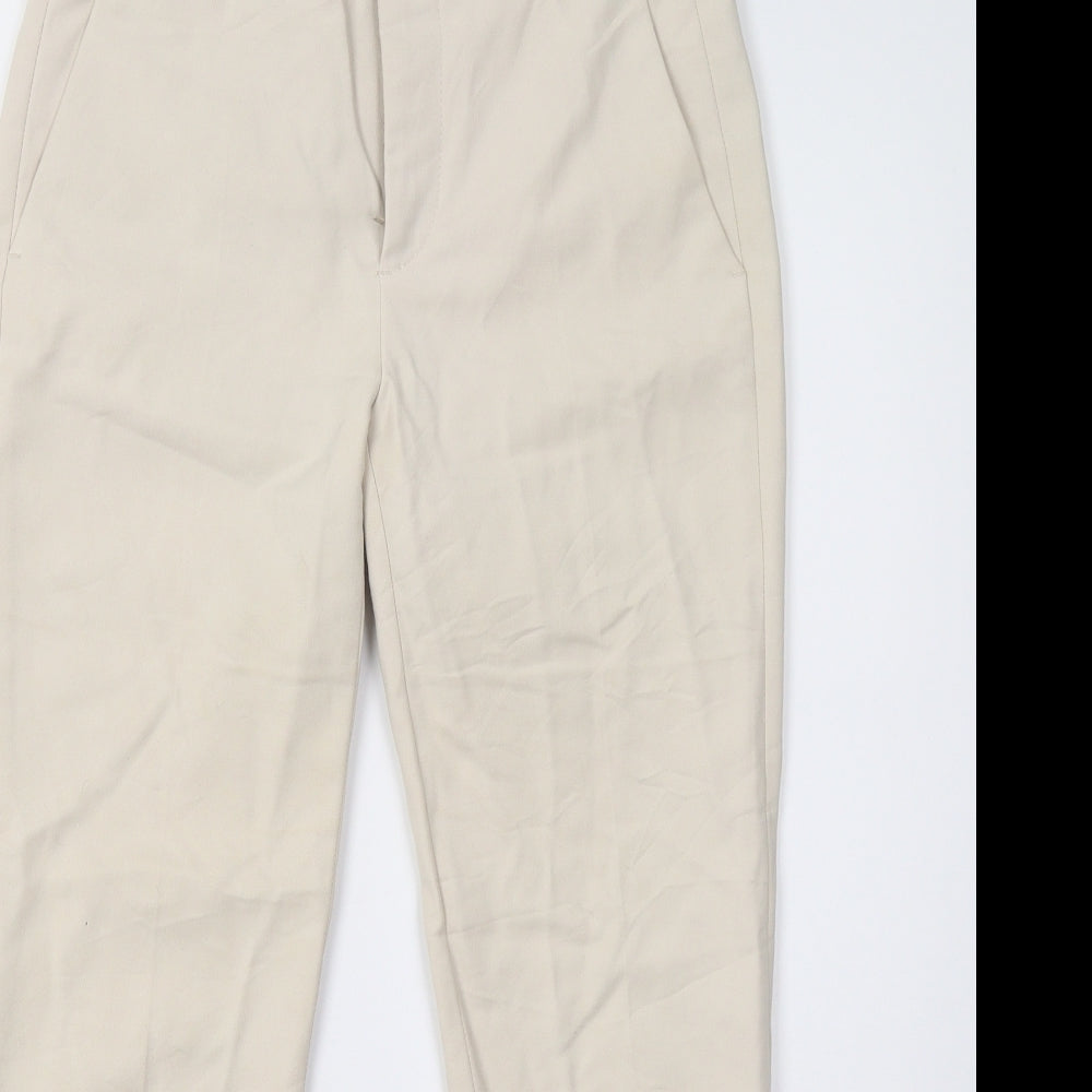 Zara Womens Beige   Trousers  Size 10 L27 in