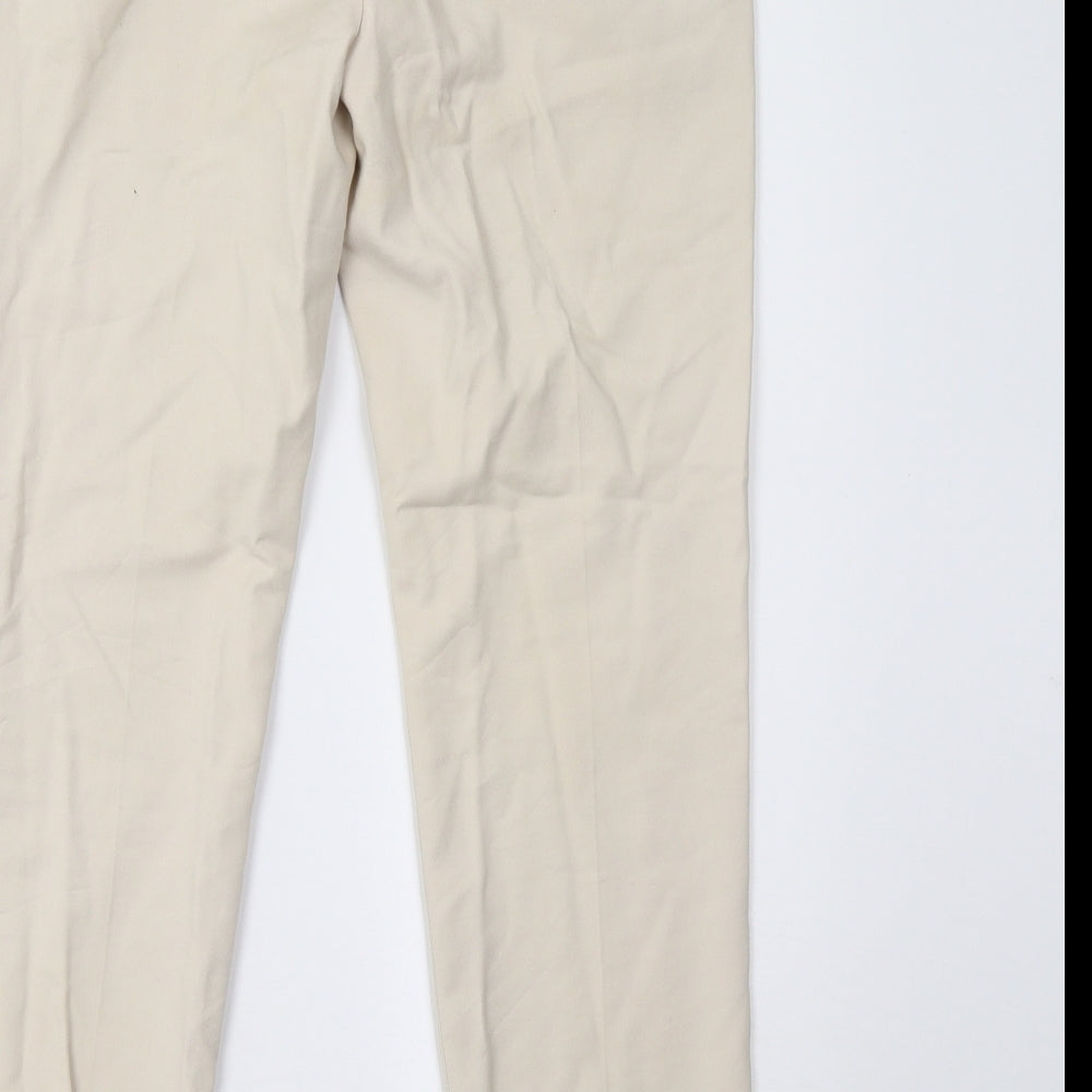 Zara Womens Beige   Trousers  Size 10 L27 in