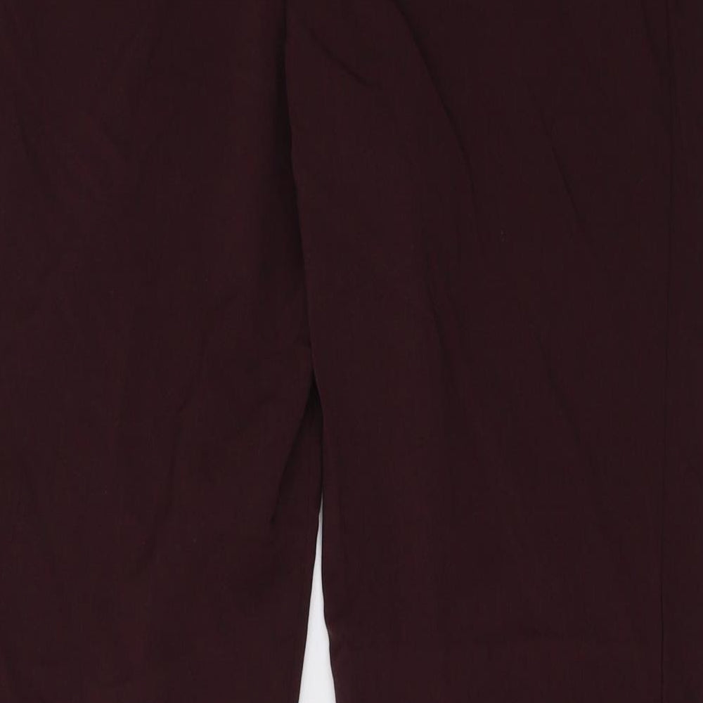 Marks and Spencer Womens Purple   Trousers  Size 10 L29 in